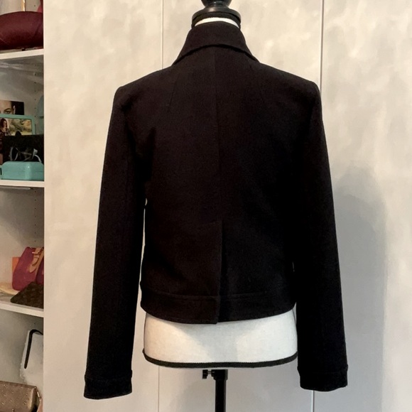 LOFT • Black Pea Coat - Picture 4 of 17